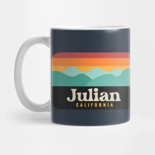 Julian California Mountains Bear Retro Outdoors Mug